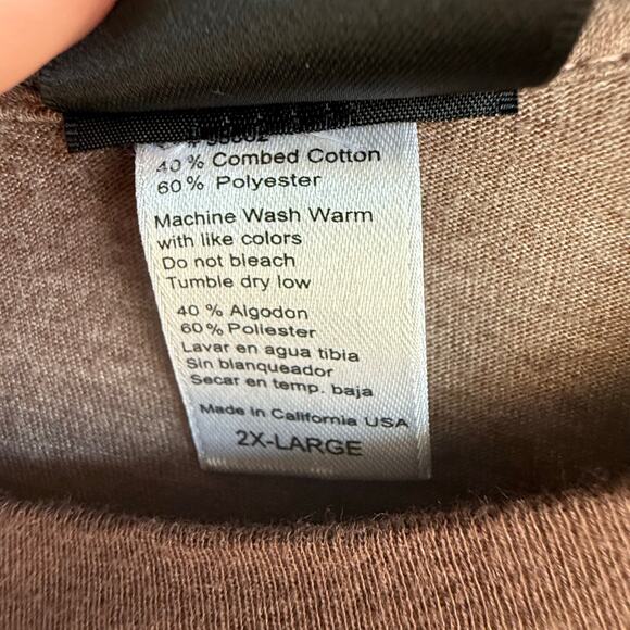 Playboy T Shirt Palms Playboy Club Las Vegas Tee Mens XXL Brown Bunny Y2K Ringer - Picture 4 of 6